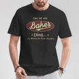 Das Ist Ein Baker Ding Das Würdest Du Nicht Verstehen Baker Name T-Shirt Lustige Geschenke