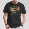 Das Ist Ein Barrera Ding Das Würdest Du Nicht Verstehen Barrera Name T-Shirt Lustige Geschenke