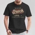 Das Ist Ein Brack Ding Das Würdest Du Nicht Verstehen Brack Name T-Shirt Lustige Geschenke