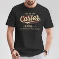 Das Ist Ein Carter Ding Das Würdest Du Nicht Verstehen Carter Name T-Shirt Lustige Geschenke