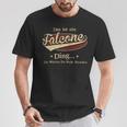 Das Ist Ein Falcone Ding Das Würdest Du Nicht Verstehen Falcone Name T-Shirt Lustige Geschenke