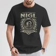 Das Ist Ein Nigl Ding Nigl Name T-Shirt Lustige Geschenke