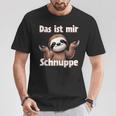 Das Ist Mir Schnuppe Sloth Motif With Sloth T-Shirt Lustige Geschenke