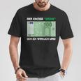 Der Einzige Grüne Den Ich Wirklich Mag 100 Euro Bill Green S T-Shirt Lustige Geschenke