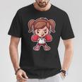 Dibujos Animados De Boxeo Para Niñas Camiseta unisex Regalos divertidos
