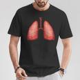 Disfraces De Grupo De Anatomía De Órganos Del Cuerpo Humano Disfraz De Pulmones Camiseta unisex Regalos divertidos