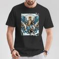 Disfraz De Ángel San Patrono San Miguel Arcángel Camiseta unisex Regalos divertidos