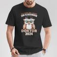 Doctor 2024 Graduation PhD Graduation Party Doctorate T-Shirt Lustige Geschenke