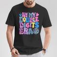 In My Double Digits Era Retro 10 Year Old 10Th Birthday Girl T-Shirt Personalized Gifts