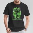 Drapeau Américain De Sensibilisation Aux Maladies Mitochondriales Tournesol T-Shirt Cadeaux drôles