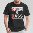 Drum & Bass Rum & Ass Rave Party Edm Dj House Music T-Shirt Lustige Geschenke