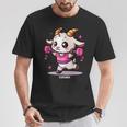 Dulce Cabra Entrenamiento Fresco Diseño Fitness Gimnasio Entrenamiento Camiseta unisex Regalos divertidos