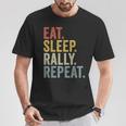 Eat Sleep Rally Repeat Rally Driving T-Shirt Lustige Geschenke