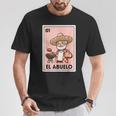 El Abuelo Grilling Grandpa Mexican Bingo Card T-Shirt Personalized Gifts