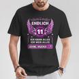 Endlich 11 Ähm Mama 11St Birthday Boy Girl Child S T-Shirt Lustige Geschenke