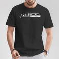 Evolution Train Driver Train Train Train Locomotive T-Shirt Lustige Geschenke