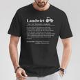 Farmer Meaning Saying Bauer T-Shirt Lustige Geschenke