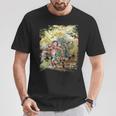 Father's Day Dad Birthday Parent Duck Feeding Picnic T-Shirt Unique Gifts