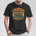 Febrero 1985 40 Años Hombre Cumpleaños Regalo Febrero 1985 Camiseta unisex Regalos divertidos