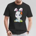 Feliz Día De Pascua Conejito Jugador Divertido Conejo Juegos Niños Camiseta unisex Regalos divertidos