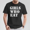 Filles Qui Mangent Gymmer Fitness T-Shirt Cadeaux drôles