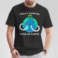Finally World Peace On Earth Pun Achieved World Peas Tank Top T-Shirt Unique Gifts