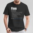 Finn Name First Name T-Shirt Lustige Geschenke