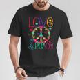 Flower Power Hippie Kostüm Love Peace 60Er 70Er Retro T-Shirt Lustige Geschenke