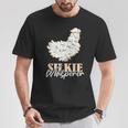 Fluffy Feathers Backyard Chicken Whisperer Silkie Chicken Lover Silky Chicken Small -Adult Short Sleeve Classic Fit Modern Classic Travel Poultry Enthusiasts T-Shirt Unique Gifts