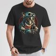 French Bulldog Cool Biker Motorcycle Riding Frenchie T-Shirt Lustige Geschenke