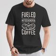 Fueled By Mitochondria And Coffee Cell Biology Science T-Shirt Lustige Geschenke