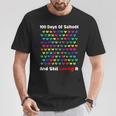 100 Jours D'école Et Toujours Aimer Ça Hearts 100E Jour T-Shirt Cadeaux drôles