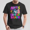 Aunt Of The Shark Birthday Auntie Matching Family T-Shirt Personalized Gifts