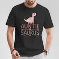 Bae For Auntie Saurus Cute Aunty Dinosaur Aunt Camiseta unisex Regalos divertidos