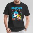 Brother Of The Birthday Family Shark Birthday Boy Girl T-Shirt Funny Gifts