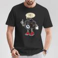 Camera With Cartoon For Children Photography T-Shirt Lustige Geschenke