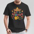Cinco De Mayo Let's Fiesta Sombrero Hat Women T-Shirt Unique Gifts