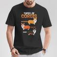 Corgi Types Untoasted Toasted Burnt Cute Puppy Corgis T-Shirt Unique Gifts