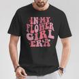 Cute In My Flower Girl Era Retro Groovy Flower T-Shirt Unique Gifts