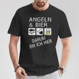 Fishing Fishing And Beer For Fisherman T-Shirt Lustige Geschenke