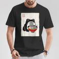 Grumpy Frog Ramen Sumi-E Kawaii Ink Painting Japanese T-Shirt Personalized Gifts