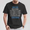 For Son From The Mother My Son Mum T-Shirt Lustige Geschenke