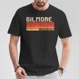 GILMORE Name Personalized Idea Men Retro Vintage GILMORE T-Shirt Personalized Gifts