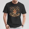 Gingerbread Man Cowboy Hat Western X-Mas Howdy Christmas Gingerbread Cowboy Rodeo Lasso Western T-Shirt Unique Gifts