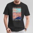 Grand Canyon National Park Arizona Envejecidointage Camiseta unisex Regalos divertidos
