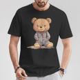 Great Teddy Bear In Soft And Cosy Pyjamas T-Shirt Lustige Geschenke