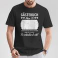 Guest Book My 50Th Birthday Party 50 Years Guest List T-Shirt Lustige Geschenke