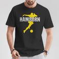 Hamborn Football Kicken Fan Nrw Stadium Yellow T-Shirt Lustige Geschenke