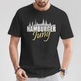 Hamburger Jung Anchor Moin Hamburg T-Shirt Lustige Geschenke