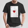 Heart Ace Costume T-Shirt Lustige Geschenke